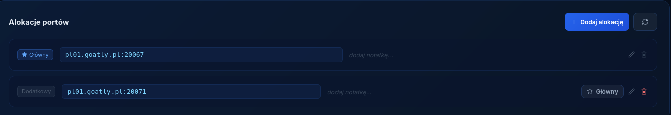 Nowa alokacja